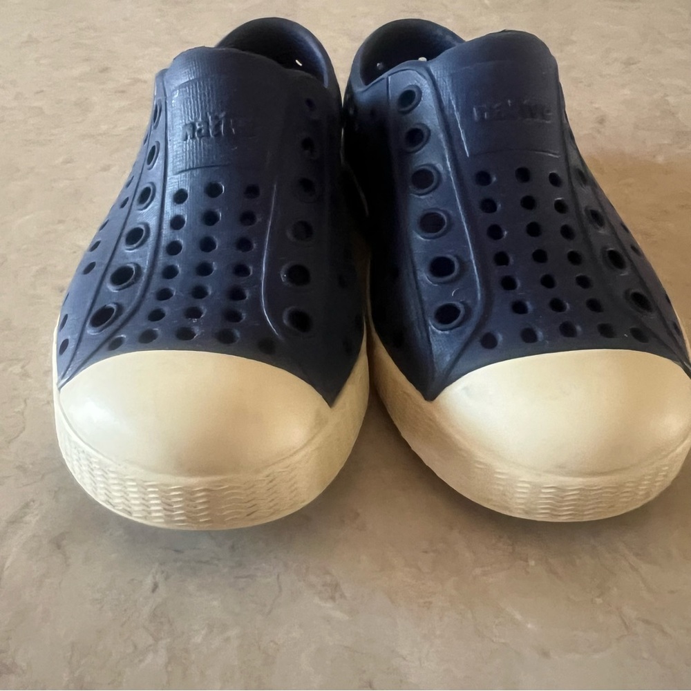 Native Jefferson slip-on sneakers / Regatta Blue / 7 toddler